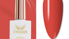 Oja Semipermanentă Everin Royal Collection 10 ml – 73 Coral Red | Roșu-Corai Cald
