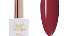 Oja Semipermanentă Everin Royal Collection 10 ml – 77 Warm Burgundy | Roșu-Burgund Elegant