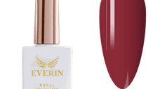 Oja Semipermanentă Everin Royal Collection 10 ml – 77 Warm Burgundy | Roșu-Burgund Elegant