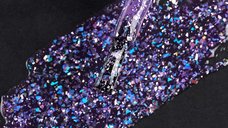Ojă Semipermanentă Everin Selective 119 7ml – Violet Indigo cu Confetti Holografic (Galaxy Sparkle)