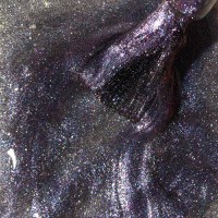 Ojă Semipermanentă Kievskaya Glitz Cat Eye 05 – Violet Metalic cu Reflexii Argintii, 15ml - 1