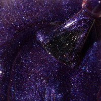 Ojă Semipermanentă Kievskaya Glitz Cat Eye 14 – Violet Închis cu Reflexii Roz-Albastre și Efect Magnetic 3D, 15ml - 1