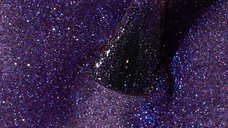 Ojă Semipermanentă Kievskaya Glitz Cat Eye 19 – Violet Închis cu Reflexii Albastre-Roz, Efect Magnetic 3D, 15ml