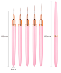 Pensula Pictura Liner Gold Pink 20mm. - GP-20MM - Everin.ro - 2