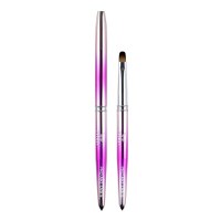 Pensula Pro Art Oval 6mm Silver Pink Everin - Everin - 1