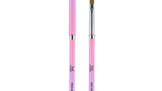 Pensula Pro Art Oval 9mm Purple Pink Everin - Everin