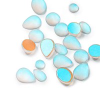 Pietricele Decorative 3D Pentru unghii – Opalescente Bleu - Everin - 1