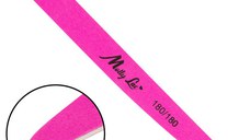 Pila unghii slim Molly Lac 180/180- Neon Pink - MLS-180/180 - Everin.ro