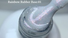 Rainbow Rubber Base Kievskaya 10ml- 01 Milky White Holographic - Everin
