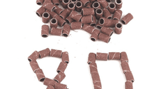 REZERVE SMIRGHEL SET 100 BUC. GRANULATIE #80 - S80 - Everin.ro