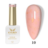 Rubber Base Everin Gold Sequins Collection 10ml- 10 - Everin - 1