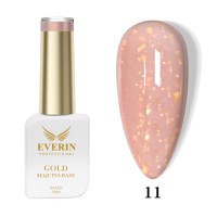 Rubber Base Everin Gold Sequins Collection 10ml- 11 - Everin - 1