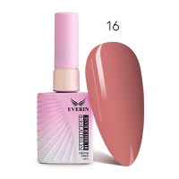 Rubber Base Everin Nudelicious 16 – Bază rubber Nude Roz-Cald, HEMA &amp; TPO Free, 15ml - 1