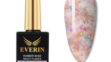 Rubber Cover Base Everin 15ml- MILKY FLAKES 08 - MF-08 - Everin.ro