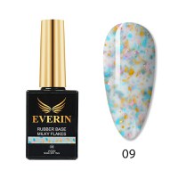 Rubber Cover Base Everin 15ml- MILKY FLAKES 09 - MF-09 - Everin.ro - 1