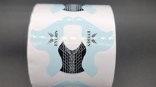 Șabloane Unghii EVERIN Blue U77 – Set 100 bucăți pentru Construcții Gel, Acryl și Polygel
