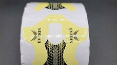 Șabloane Unghii EVERIN Yellow U109 – Rolă 500 Bucăți pentru Construcții Profesionale cu Gel și Acryl