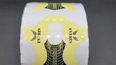 Șabloane Unghii EVERIN Yellow U109 – Set 100 bucăți pentru Construcții cu Gel, Acryl și Polygel