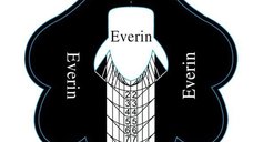 Șabloane Unghii Profesionale EVERIN U4-F2 – Rolă 500 bucăți pentru Construcții cu Gel, Acryl și Polygel