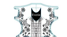 Șabloane Unghii Profesionale Everin U90 – Rola 100 bucăți, Model Floral Premium