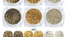 Sclipici si paiete set 6 culori SYG-8 - SYG-8 - Everin.ro