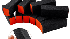 Set 10 Buc Buffer Unghii 3 Fețe | Finisare Profesională Manichiură