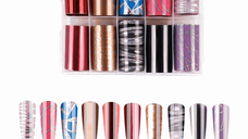 Set 10 folii de transfer 100x4cm. XKZ-57 - XKZ-57 - Everin.ro