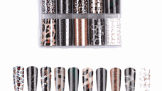 Set 10 folii de transfer 100x4cm. XKZ-58 - XKZ-58 - Everin.ro