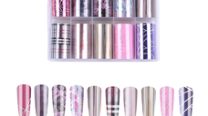 Set 10 folii de transfer 100x4cm. XKZ-62 - XKZ-62 - Everin.ro