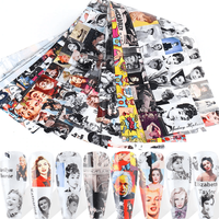 Set 10 folii de transfer 20x4cm. FT-MN10 - FT-MN10 - Everin.ro - 1