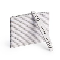 Set 25 Buc Pilă Semilună Everin 120/180 Model 4 | Pile Profesionale Manichiură - 1