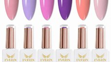 Set 6 Oje Semipermanente Everin Royal SR2 - Nuanțe Roz, Mov, Coral și Nude