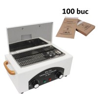 Set Sterilizator cu aer cald Pupinel Calibrat CH-360T si verificat tehnic + 100 pungi de sterilizare | EVERIN - 1