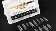 Set Tipsuri Reutilizabile 8 Forme + French Pads Silicon | Everin