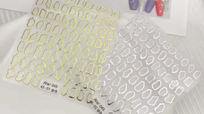 Sticker decor unghii 45-01 Silver - Everin