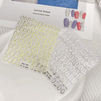 Sticker decor unghii 45-01 Silver - Everin - 1