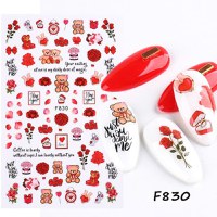 Sticker decor unghii F830 - F830 - Everin.ro - 1