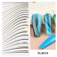 Sticker decor unghii FL3014 - FL3014 - Everin.ro - 1