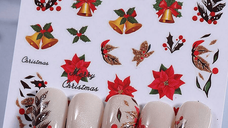 Sticker decor unghii model iarna/Craciun L-H067 - Everin