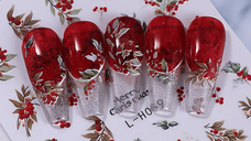 Sticker decor unghii model iarna/Craciun L-H069 - Everin