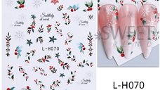 Sticker decor unghii model iarna/Craciun L-H070 - Everin
