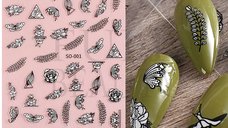 Sticker decor unghii SO-001 - SO-001 - Everin.ro