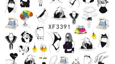 Sticker decor unghii XF3391 - XF3391 - Everin.ro