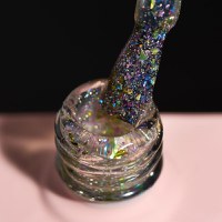 Superstar Top Coat Everin 15 ml – Jennie | Top Fără Dispersie cu Efect Holografic Multicolor - 1