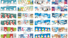 TATUAJ DECOR UNGHII MODELE IARNA/CRACIUN 12 IN 1- BN217-BN228 - BN217-BN228 - Everin.ro