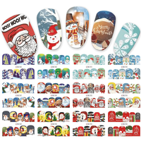 TATUAJ DECOR UNGHII MODELE IARNA/CRACIUN 12 IN 1- BN985-BN989 - BN985-BN989 - Everin.ro - 1