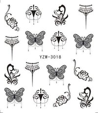 Tatuaj decor unghii YZW-3018 - YZW-3018 - Everin.ro - 1