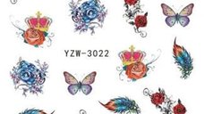 Tatuaj decor unghii YZW-3022 - YZW-3022 - Everin.ro