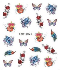 Tatuaj decor unghii YZW-3022 - YZW-3022 - Everin.ro - 1