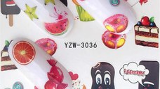 Tatuaj decor unghii YZW-3036 - YZW-3036 - Everin.ro